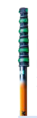 UNGER Adaptador Angular nLITE para Cabo Telescópico Extensível Carbono Limpeza de Vidros