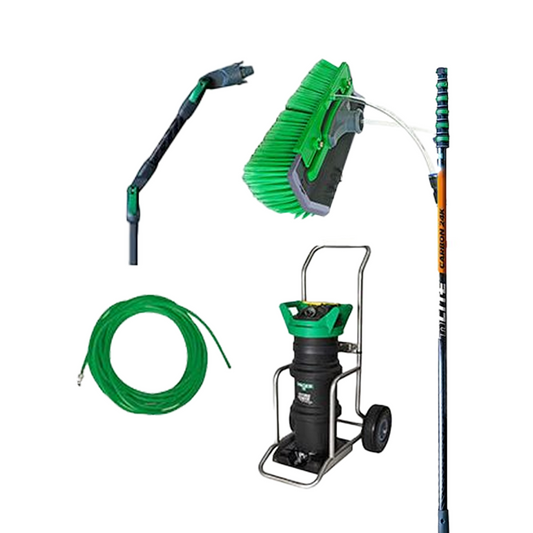 Maquina Limpeza de vidros agua desmineralizada 
