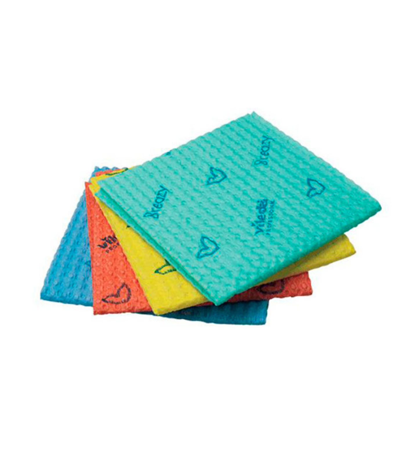 VILEDA Breazy – Pano Semi-Descartável em Microfibra com Estrutura Ondulada