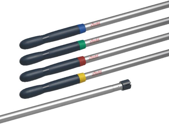 VILEDA Cabo de Alumínio – Fixo 145 cm com Pega Ergonómica