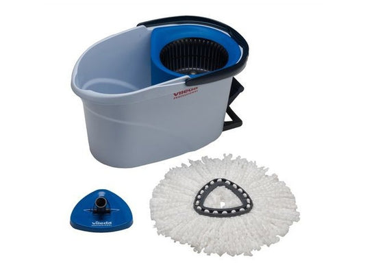 VILEDA Sistema UltraSpin Mini – Limpeza Rápida e Eficiente com Pedal