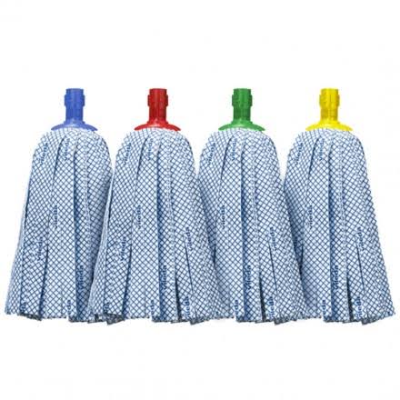 VILEDA SuperMop Ag – Esfregona Profissional Antibacteriana com Código de Cores