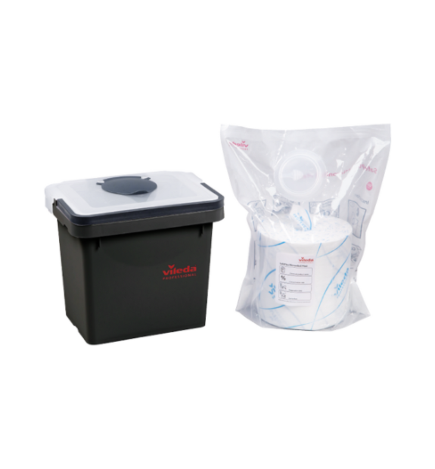 Vileda Sistema SafePlus Maxi – Dispensador Automático + Panos Antibacterianos