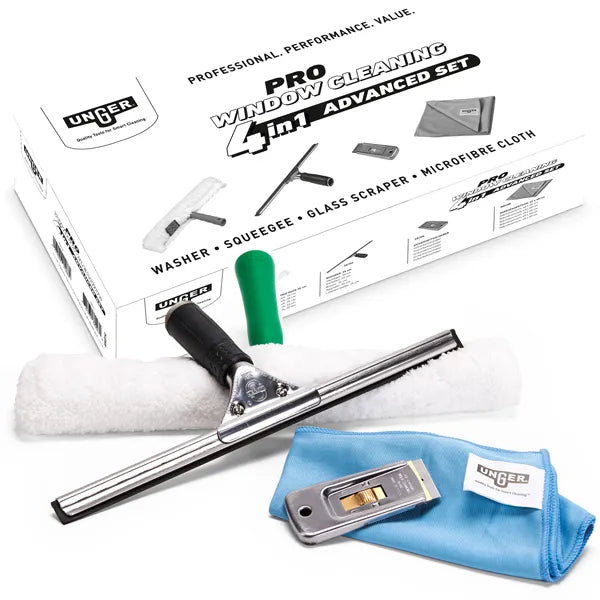 UNGER Kits PRO Limpeza Clássica de Vidros