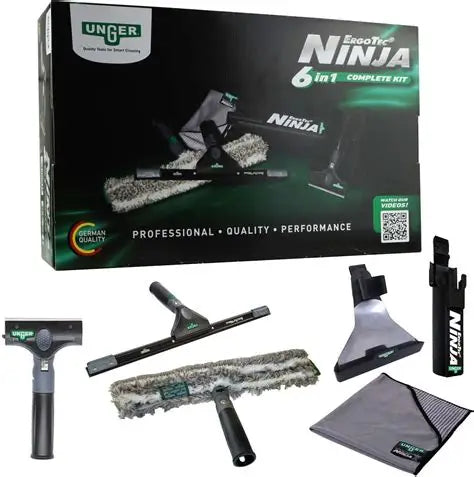 UNGER Kits NINJA Limpeza Clássica de Vidros