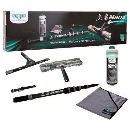 UNGER Kits NINJA Limpeza Clássica de Vidros