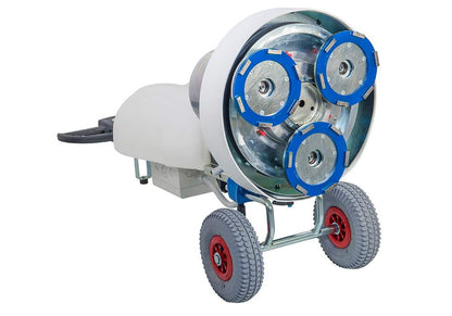 KLINDEX LEVIGHETOR 640 – Máquina Rotativa Profesional con Ruedas 360° y Potente Motor de 4HP