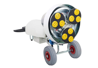KLINDEX LEVIGHETOR 640 – Máquina Rotativa Profesional con Ruedas 360° y Potente Motor de 4HP
