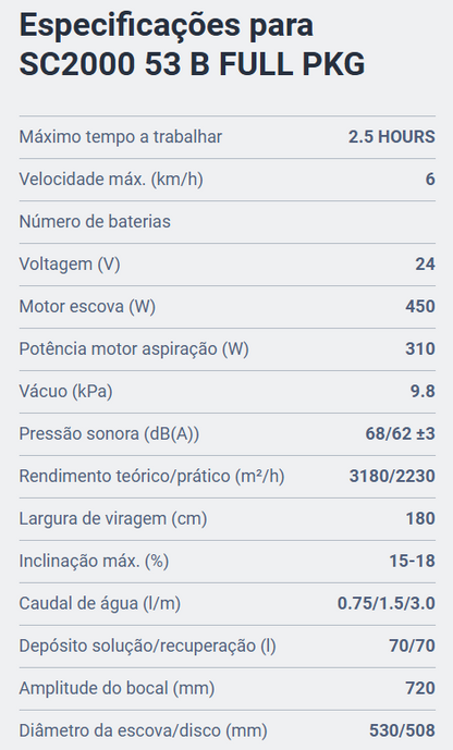 NILFISK Lavadora de Condutor Sentado SC2000